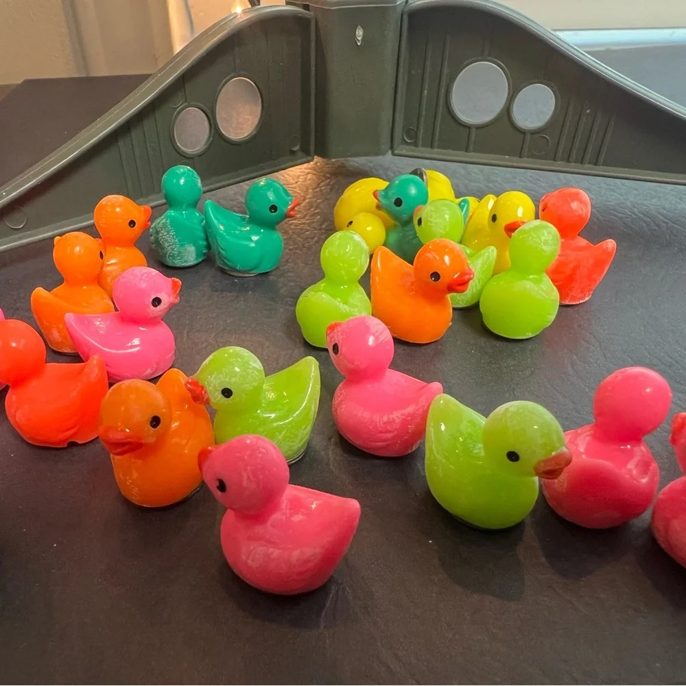Colorful Mini Magnetic Ducks, qty 25
